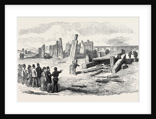 Siege Operations at Chatham: Destruction of the Stockade by Gun-Cotton and Powder 1871 by Anonymous