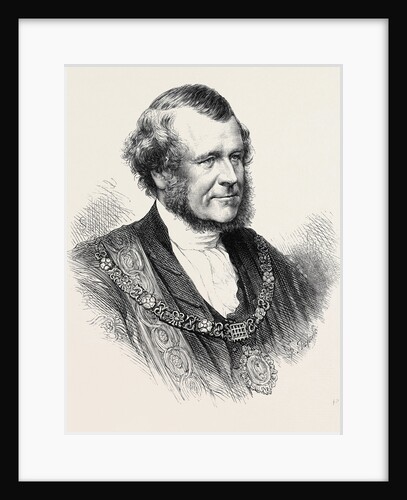 The Right Hon. Sills John Gibbons the New Lord Mayor of London 1871 by Anonymous