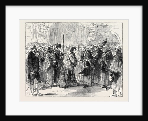 Lady Burdett-Coutts Delivering Columbia Market to the Lord Mayor London 1871 by Anonymous