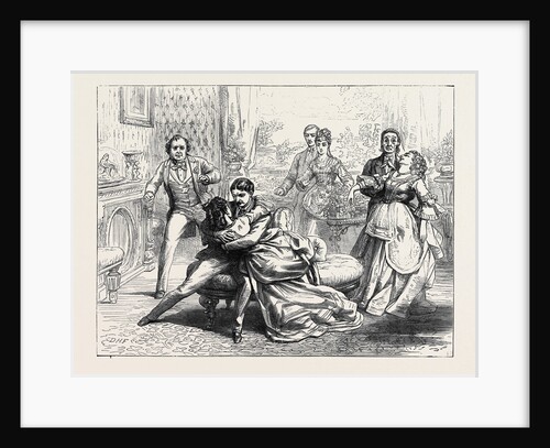 Scene from Partners for Life at the Globe Theatre London 1871 by Anonymous