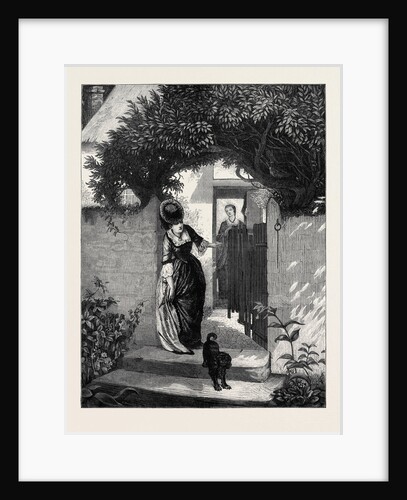 The Hour But Not the Man, in the Exhibition of the New British Institution 1871 by Anonymous