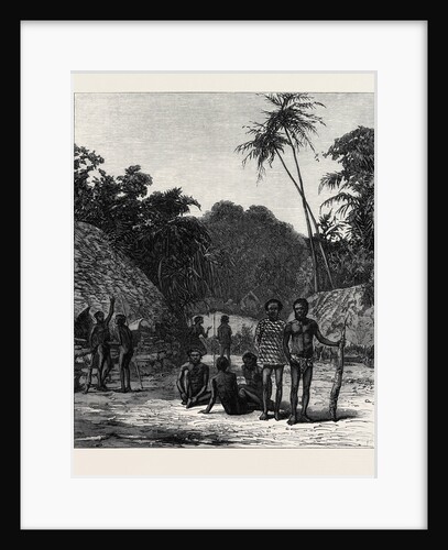 Scene of the Murder of Bishop Patteson Santa Cruz Pacific Ocean 1871 by Anonymous