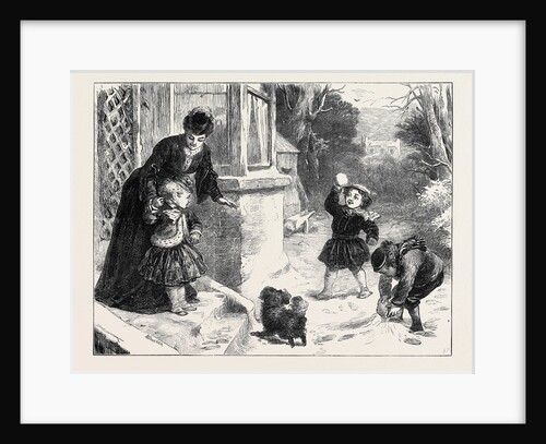 The First Snowball 1871 by Anonymous