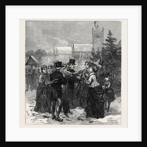 Sandringham Church Sunday Dec. 10: Anxious Inquiries 1871 by Anonymous