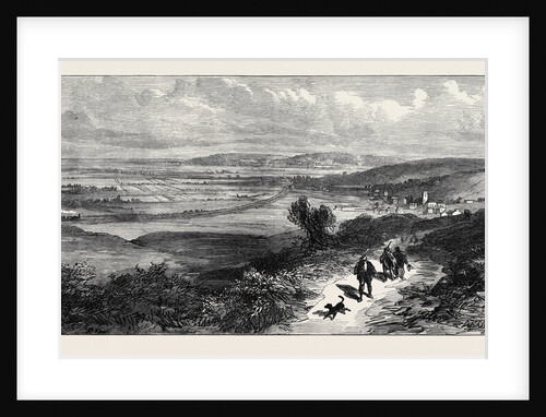 View Near Sandringham Looking North-West to Dersingham and the Railway at Wolferton 1871 by Anonymous