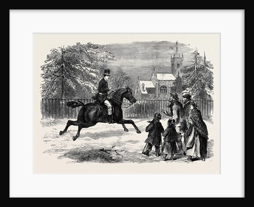A Messenger from Sandringham to Lynn Regis 1871 by Anonymous