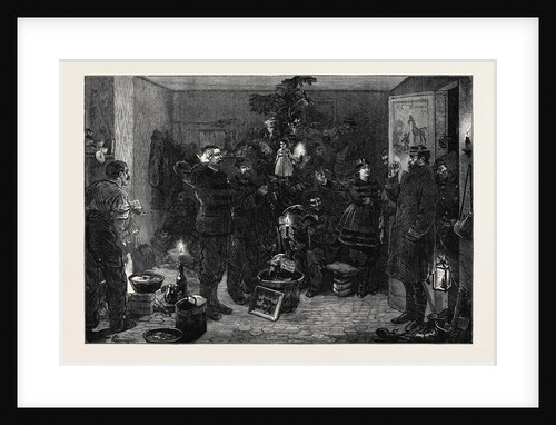 Christmas Eve at the Outposts Paris 1870 by Anonymous