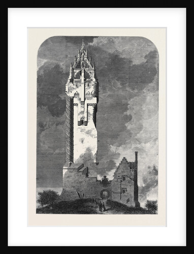 The National Wallace Monument About to Be Built on the Abbey Craig Near Stirling by Anonymous