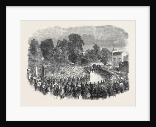 Funeral of Mr Braidwood the Late Chief of the London Fire Brigade in Abney Park Cemetery by Anonymous