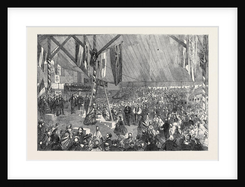Laying the Foundation Stone of the Merchant Seamen's Orphan Asylum by the Prince Consort: Ladies Placing Purses on the Stone by Anonymous