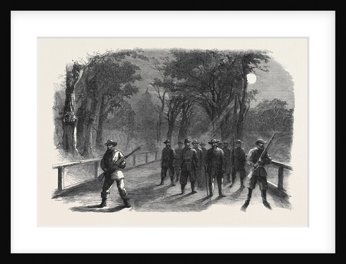 The Civil War in America: Unionist Scouting Party in the Virginian Woods in the Neighbourhood of Alexandria by Anonymous