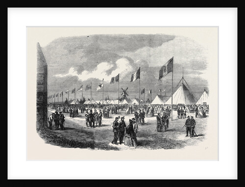 General View of the Ground and Tents National Rifle Association Meeting at Wimbledon July 13 1861 by Anonymous