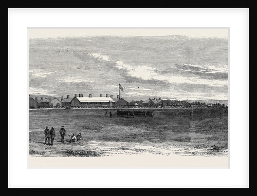 Residence of the Prince of Wales Part of the Camp of Curragh Kildare the Prince of Wales in Ireland July 13 1861 by Anonymous