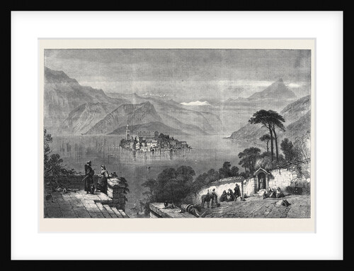 The Lago D'Orta, in the Exhibition of the Society of Painters in Water Colours by Anonymous