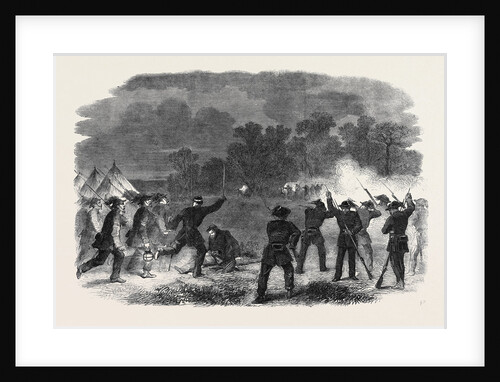 The Civil War in America: Attack on the Pickets of the Garibaldi Guard on the East Branch of the Potomac by Anonymous