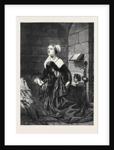 Dinah's Prayer, in the Exhibition of the Royal Academy by Anonymous