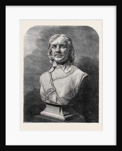 Bust of Oliver Cromwell, in the Exhibition of the Royal Academy by Anonymous