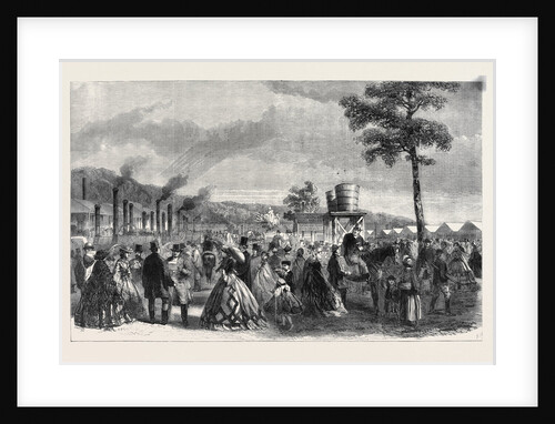 The Implement Yard at the Royal Agricultural Society's Show at Leeds July 27 1861 by Anonymous