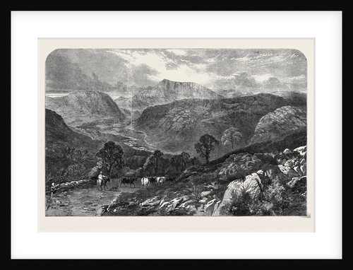 The Valley of the Lledr, from the Exhibition of the New Water Colour Society by Anonymous