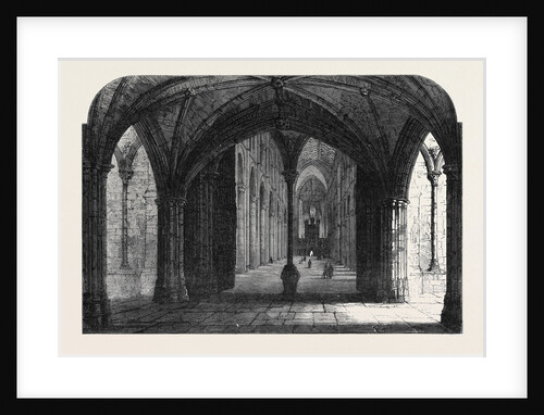 The Archaeological Institute of Great Britain at Peterborough: Entrance to the Nave of the Cathedral by Anonymous