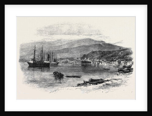 Town and Harbour of St. Pierre Martinique by Anonymous