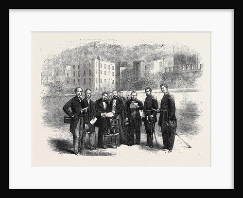 The Commissioners of the Italian Government Making Over to Messrs. W.C. Stanford and A. Scott Churchwardens the Ground Decreed by Garibaldi As a Gift of the Nation for the Erection of an English Church at Naples August 10 1861 by Anonymous