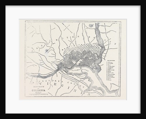 Map of District of Columbia by Anonymous
