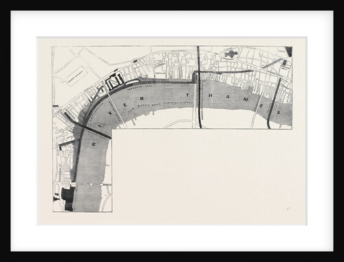 Plan of the Proposed Thames Embankment Saturday August 10 1861. by Anonymous
