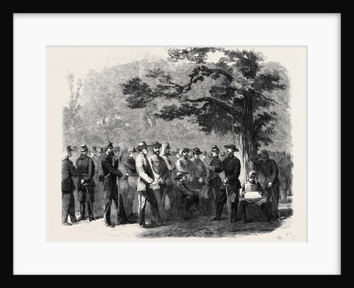 The Civil War in America: Confederate Prisoners Captured by United States' Pickets Between Fairfax and Manassas Junction Virginia by Anonymous