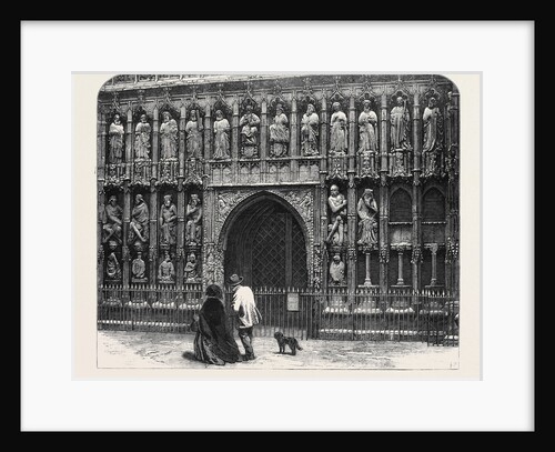 The British Archaeological Association at Exeter: West Screen of Exeter Cathedral by Anonymous