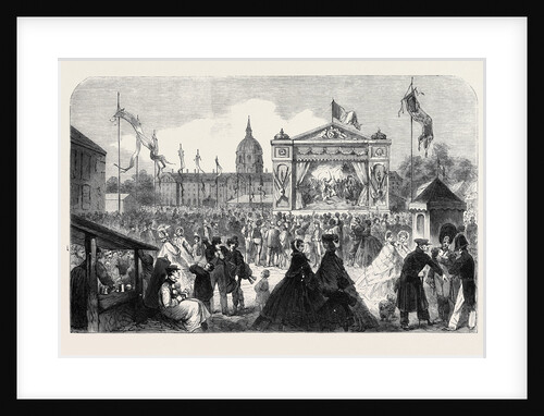 Scene on the Esplanade Des Invalides the Imperial Fetes at Paris by Anonymous