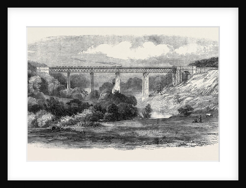 Opening of the South Durham and Lancashire Union Railway: The Tees Viaduct by Anonymous