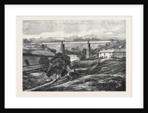 The Mottram Viaduct on the Manchester Sheffield and Lincolnshire Railway by Anonymous