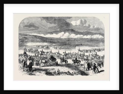 The Queen's Visit to Ireland: Review by Her Majesty on the Curragh of Kildare Charge of Cavalry by Anonymous