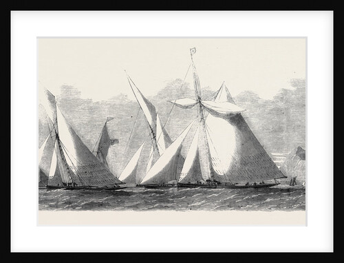 The Installation of Lord Palmerston As Lord Warden of the Cinque Ports Dover Regatta: Start of the Yachts by Anonymous