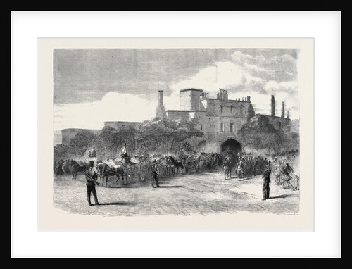 The Installation of Lord Palmerston As Lord Warden of the Cinque Ports: Arrival of His Lordship at Dover Castle by Anonymous