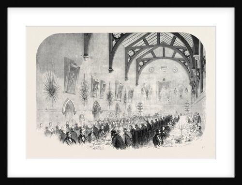 The Installation of Lord Palmerston As Lord Warden of the Cinque Ports: The Banquet in the Townhall (Maison Dieu) Dover by Anonymous