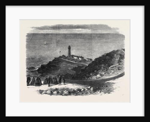 The Queen Visiting South Stack Lighthouse Holyhead on Her Majesty's Return from Ireland by Anonymous