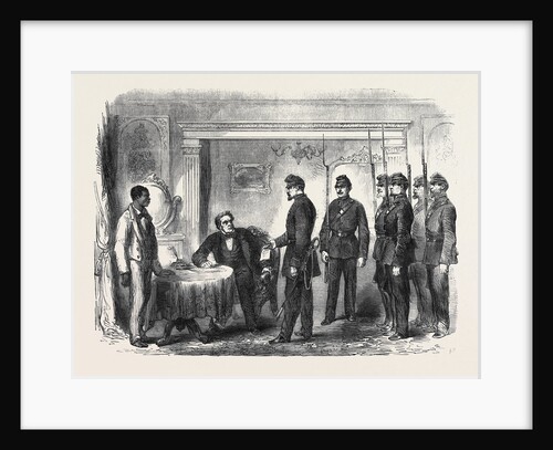 The War in America: Arrest of Mr. Faulkner Late United States' Minister to France at Brown's Hotel Washington on the Charge of Treason by Anonymous