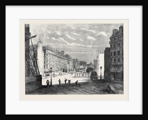 New Boulevard Malesherbes Looking Towards the Madeleine by Anonymous