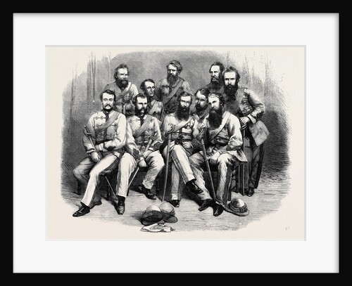 Officers of the 1st Punjaub Volunteer Rifle Corps by Anonymous