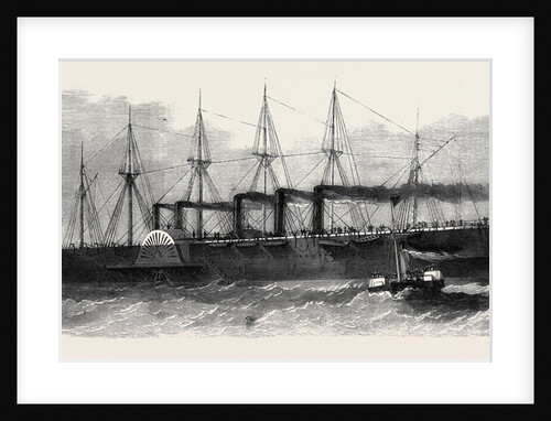The Disaster to the Great Eastern: The Big Ship Being Towed Towards Cork Harbour by Anonymous
