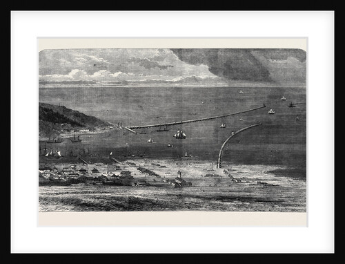 Birdseye View of the Sulina Mouth of the Danube by Anonymous