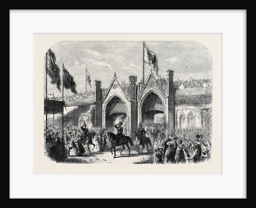 The Coronation of the King of Prussia: His Majesty Entering Königsberg by the Brandenburg Gate by Anonymous