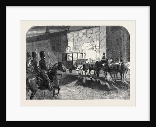 The Arrival of the Prince of Wales at Clumber on a Visit to the Duke of Newcastle by Anonymous