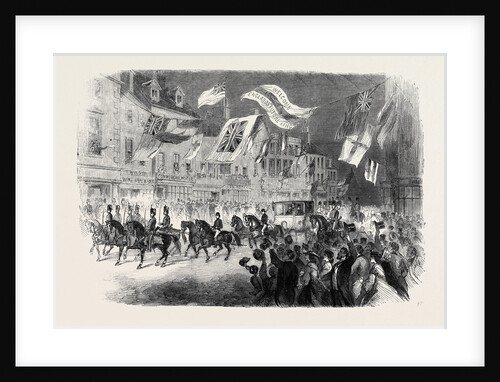 Visit of the Prince of Wales to Clumber: His Royal Highness Passing Through Worksop by Anonymous