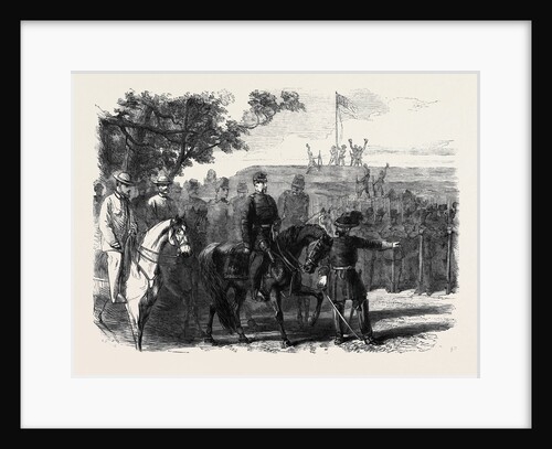 The Civil War in America: General M'Clellan Occupying the Confederate Position at Munson's Hill October 26 1861 by Anonymous