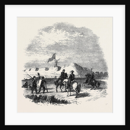 The Civil War in America: A Portion of the Confederate Works on Munson's Hill October 26 1861 by Anonymous