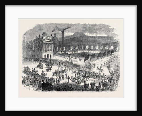 The Prince Consort Laying the Foundation Stone of the New General Post Office at Edinburgh by Anonymous