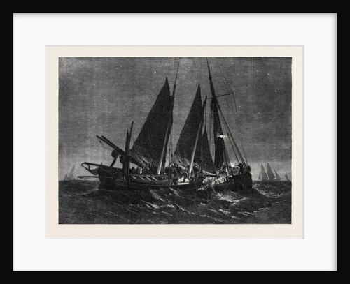Fight Off the North Foreland Between the Crew of the Prince Arthur Fishing-Smack of Ramsgate and of the Boulogne Fishing Boat by Anonymous